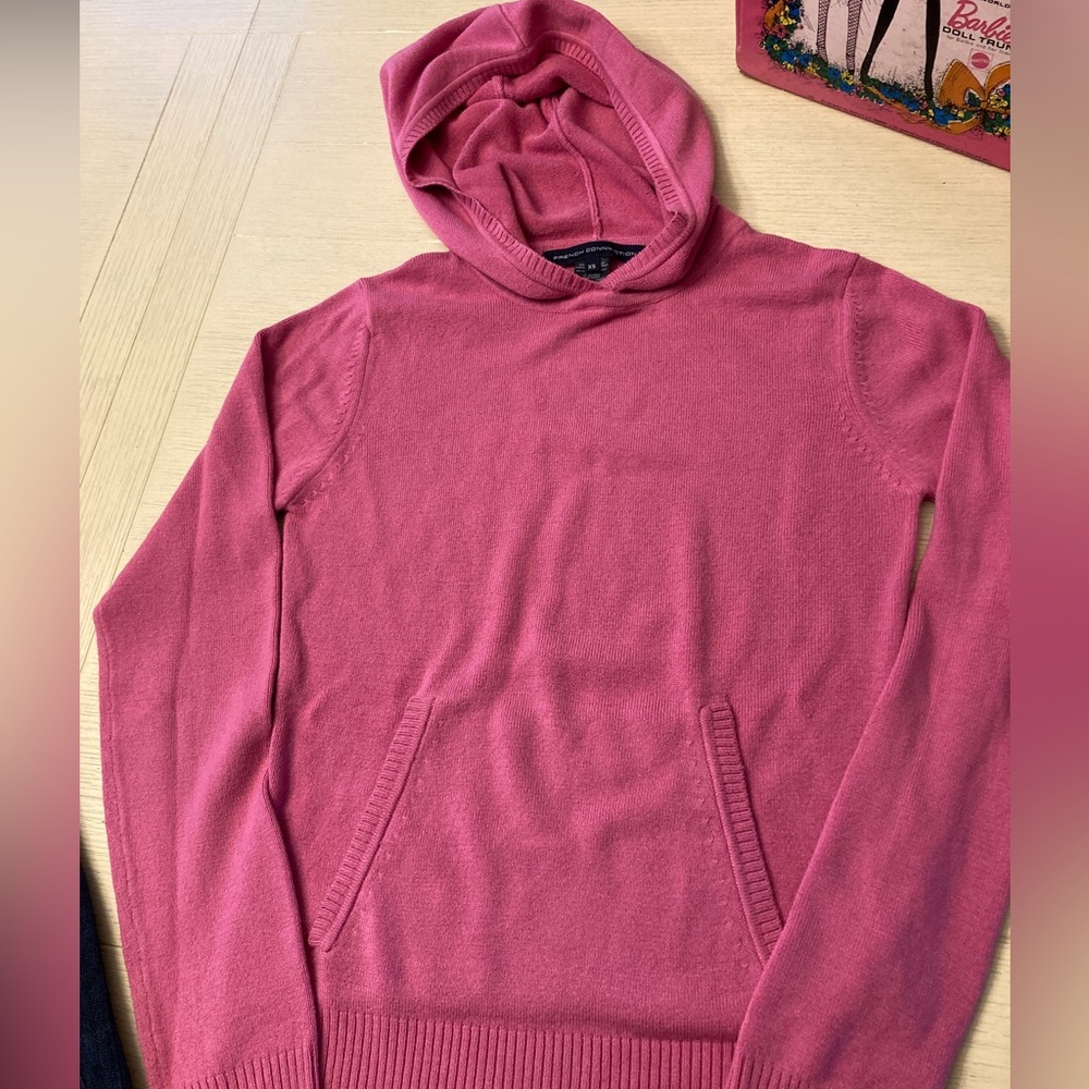 French Connection hooded sweater size xs